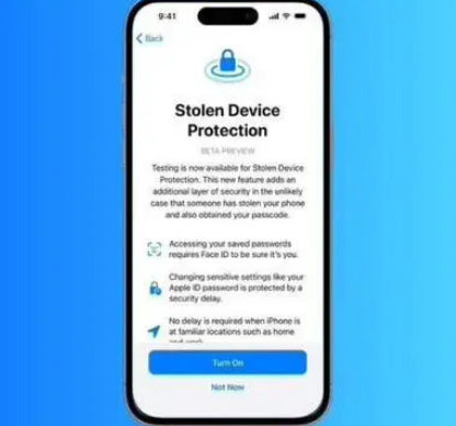 卫滨苹果授权维修店分享被盗设备保护功能开启方法 