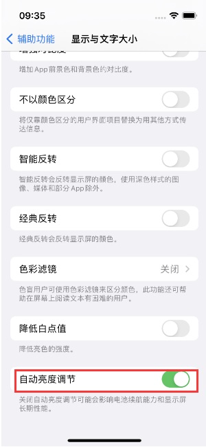 卫滨苹果15维修店分享iPhone 15 Pro系列屏幕亮度 