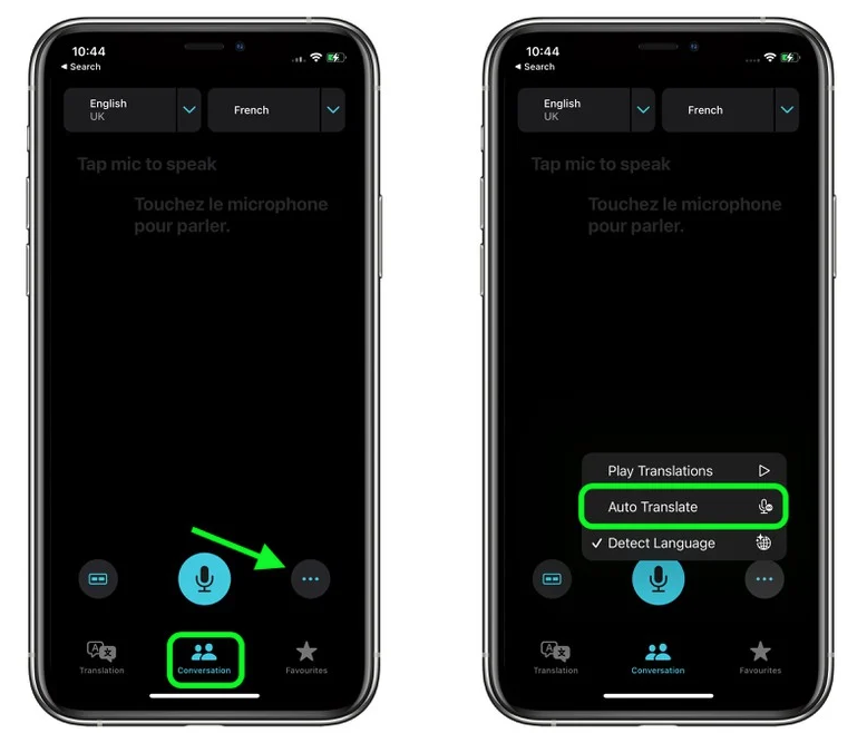 卫滨苹果手机维修分享iOS 15 “翻译” App 新改进 
