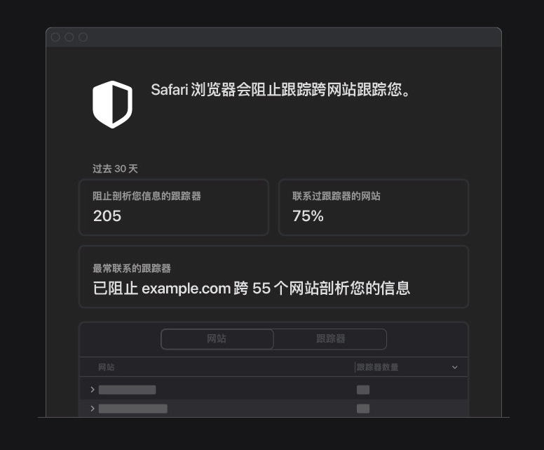 卫滨苹果手机维修分享如何在 Safari 浏览器中查看和打开隐私报告 